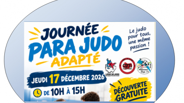 Journée Para Judo Adapté le 17 décembre 2026