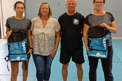 FLO ET CLAIRE, 2 BENEVOLES A L'HONNEUR