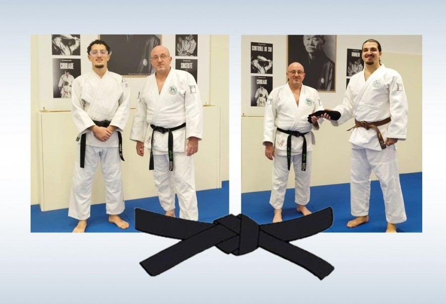 2 NOUVELLES CEINTURES NOIRES