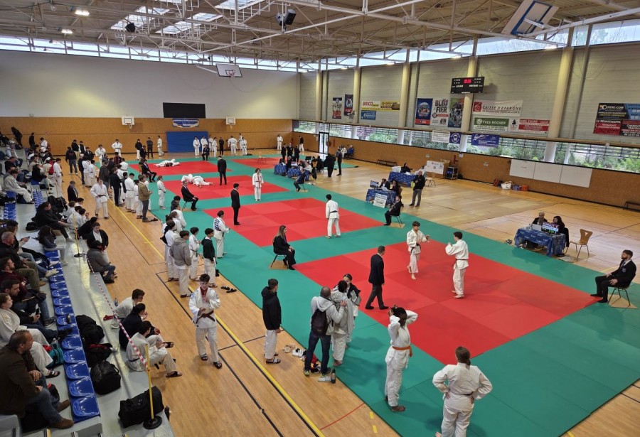 150 JUDOKAS POUR L'OPEN NATIONAL KYUS DE SANVIGNES